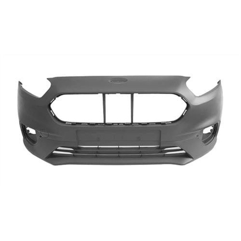 Ford Transit Courier Van 2018-2023 Front Bumper With Templates to Drill 4 Sensor Holes Part Primed
