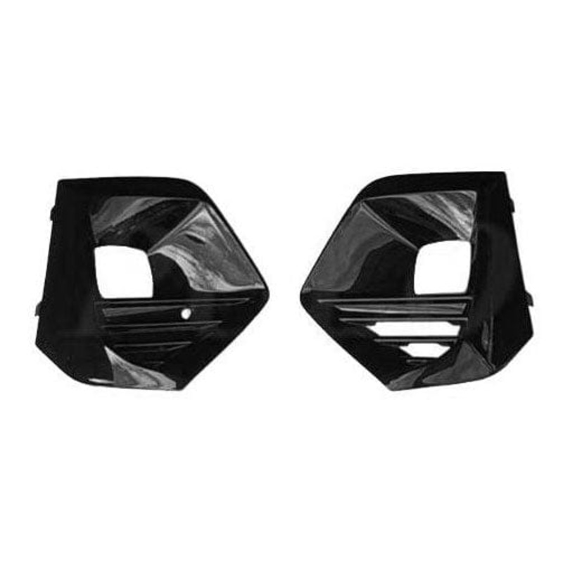 Peugeot 2008 Hatchback 2020-2023 Front Bumper Grille Outer Section With Lamp Holes – 2 Piece Set