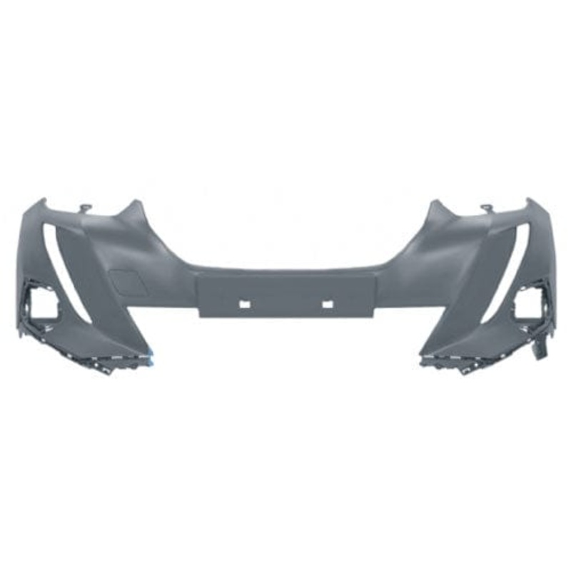 Peugeot 2008 Hatchback 2020-2023 Front Bumper No Sensor Holes (With Templates to Drill 4 Sensor Holes) Primed