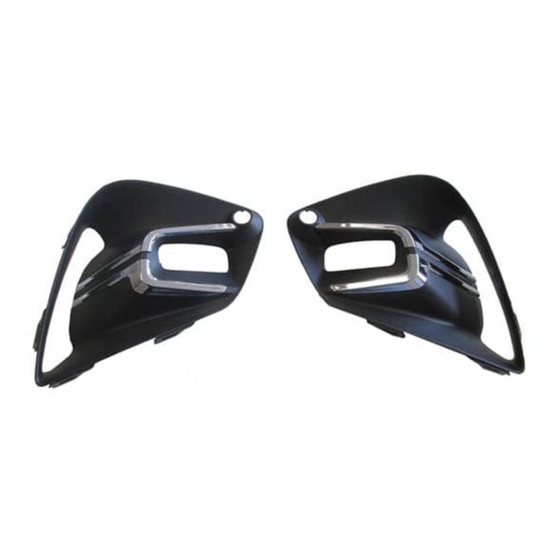Renault Clio 5 Door Hatchback 2019-2023 Front Bumper Grille Outer Section No Sensor Hole With Lamp Hole – 2 Piece Set
