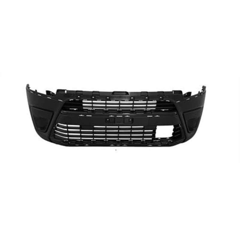 Toyota Proace Van 2016- Front Bumper No Fog Lamp Holes With Templates to Drill Sensor Holes (All Models – Except Verso) Black