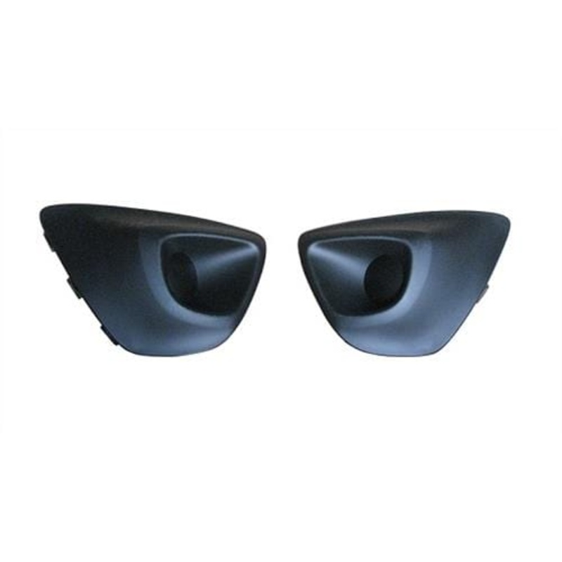 Vauxhall Vivaro Van 2014-2019 Front Bumper Grille Outer Section No Lamp Hole Black – 2 Piece Set