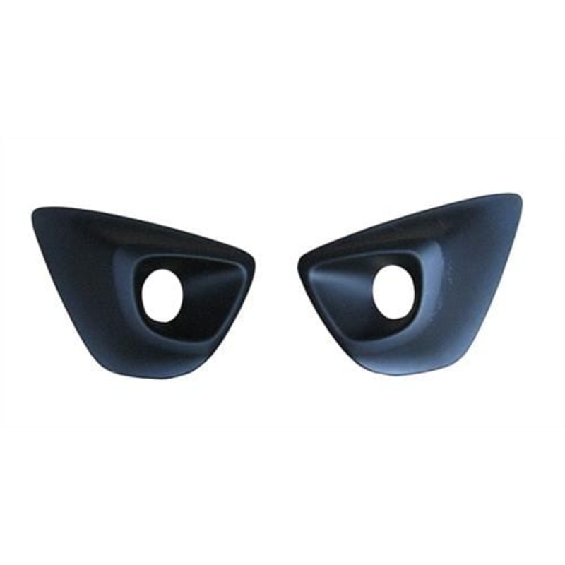 Vauxhall Vivaro Van 2014-2019 Front Bumper Grille Outer Section With Lamp Hole Black – 2 Piece Set