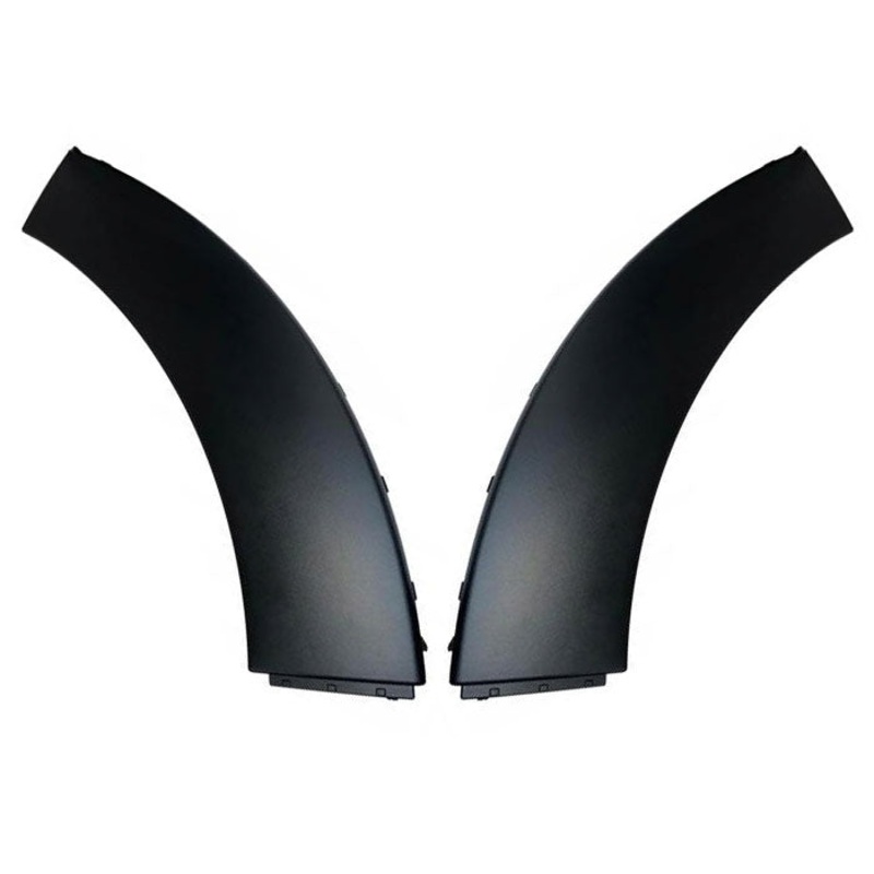 Citroen C3 5 Door Hatchback 2020- Front Bumper Trim Wheel Arch Section No Sensor Hole Textured – 2 Piece Set