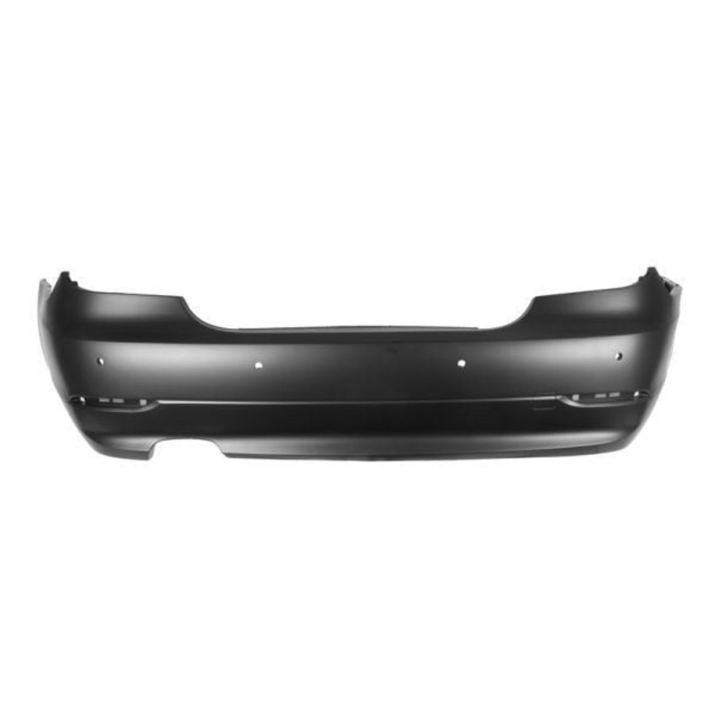BMW 5 Series Saloon 2007-2010 Rear Bumper With Sensor Holes (Standard Models) Primed
