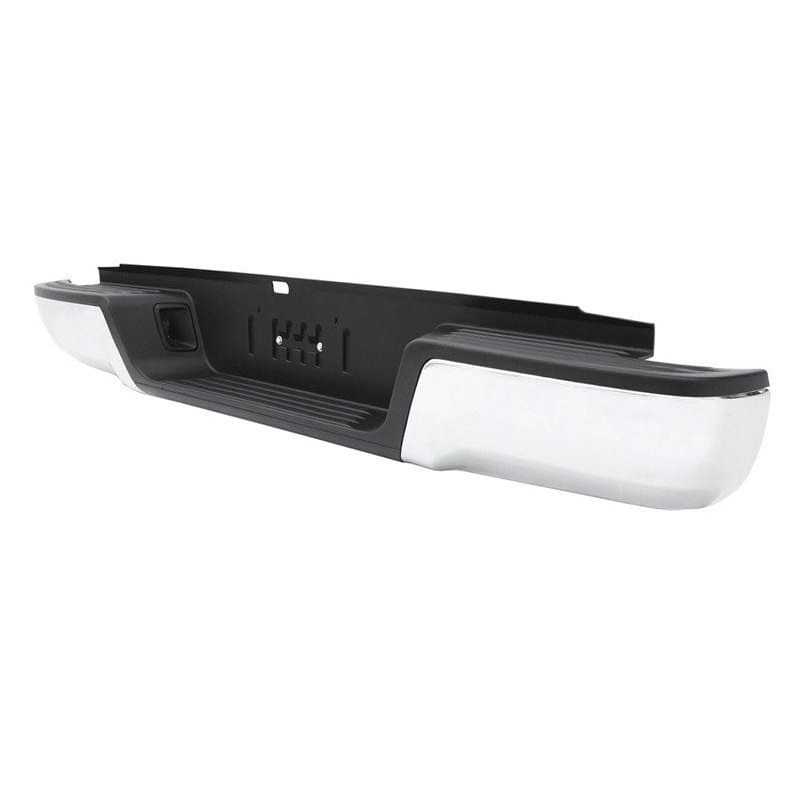 Ford Ranger Pickup 2012-2016 Rear Bumper Complete – Black and Chrome