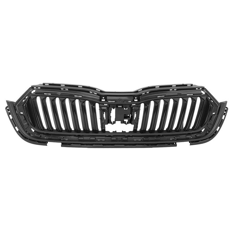 Skoda Octavia Hatchback 2020-2024 Front Grille Satin Black