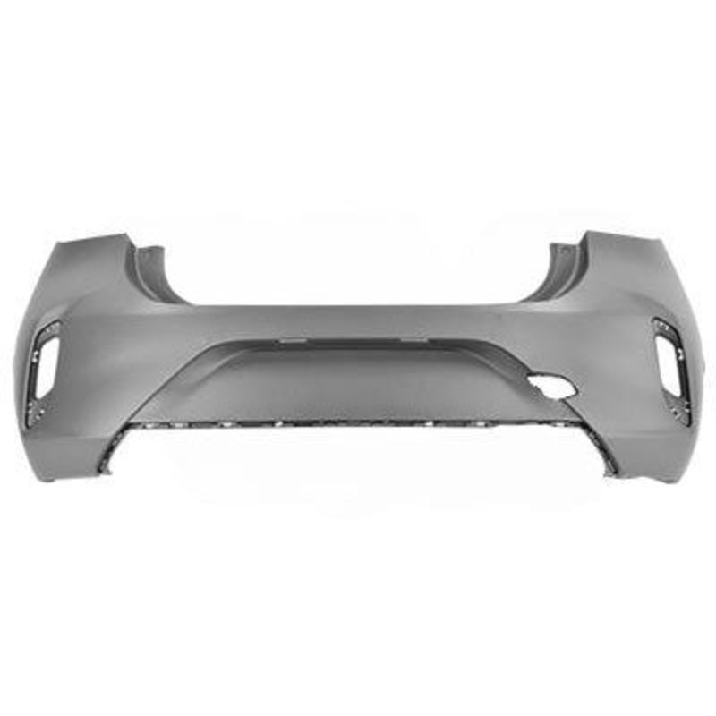 Vauxhall Corsa 5 Door Hatchback 2020-2023 Rear Bumper No Sensor Holes With Templates to Drill 4 Sensor Holes and 2 Park Assist Holes (SRI & GS Line & Ultimate Models) Primed
