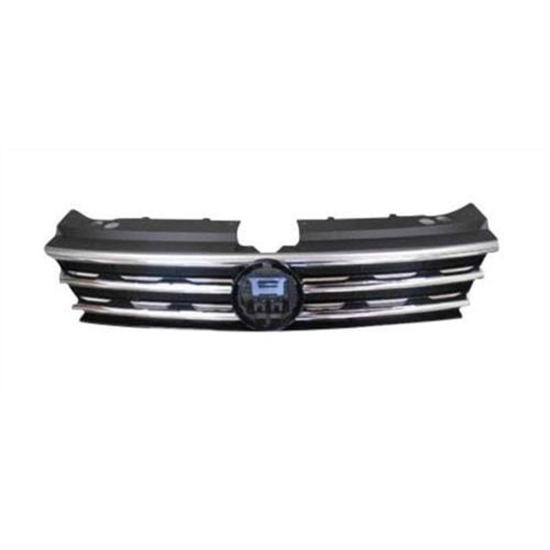 Volkswagen Tiguan Estate 2016-2020 Front Grille 3 Piece Set Chrome