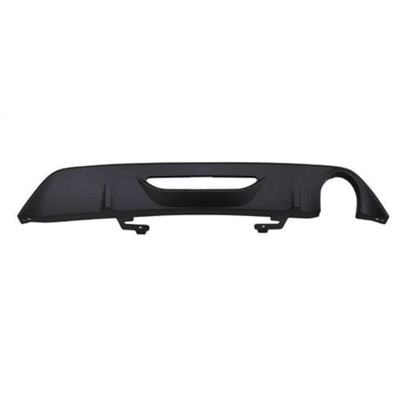 Peugeot 208 5 Door Hatchback 2020-2023 Rear Bumper Spoiler Single Exhaust Type Gloss Black