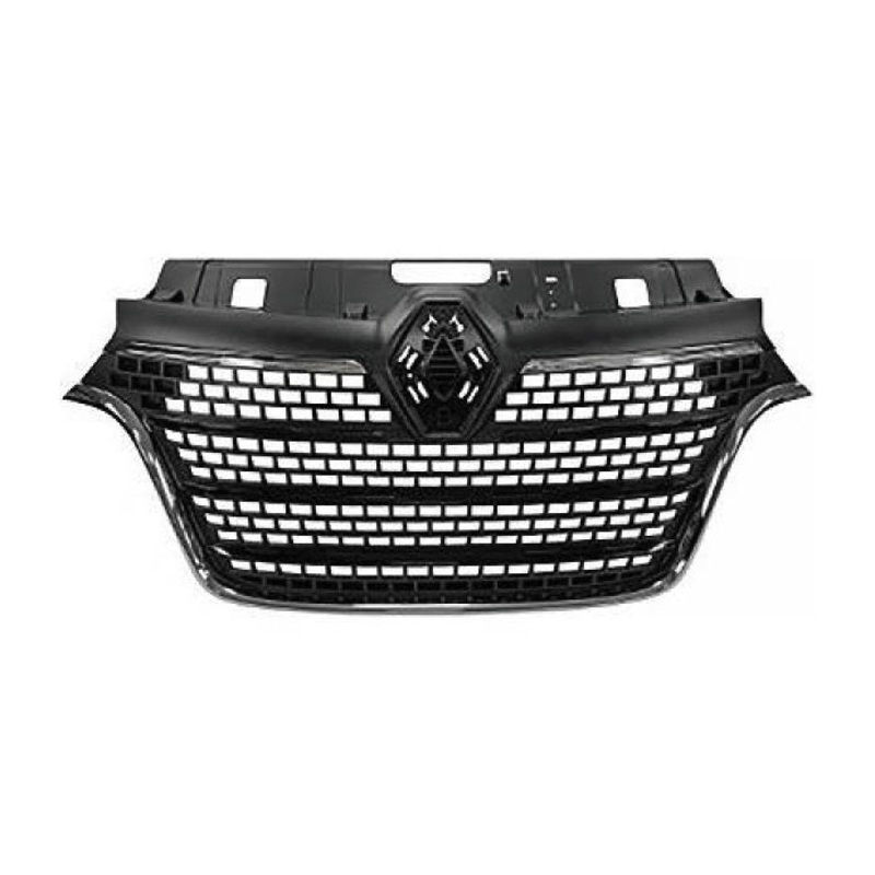 Renault Master Van 2019-2024 Front Grille With Chrome Surround With Black Slats