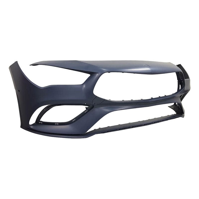 Mercedes CLA Saloon 2019- Front Bumper Templates To Drill Sensor Holes With Park Assist Holes (AMG And AMG Line Models) – Primed