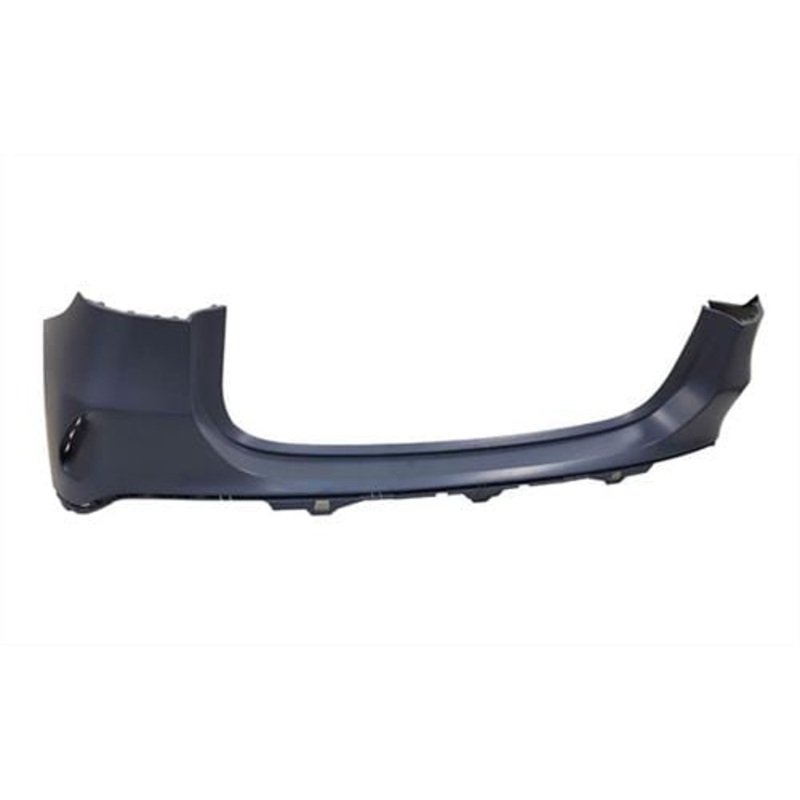 Mercedes GLA Hatchback 2020-2023 Rear Bumper No Sensor Holes With Templates To Drill Sensor Holes (AMG And AMG Line Models) Primed