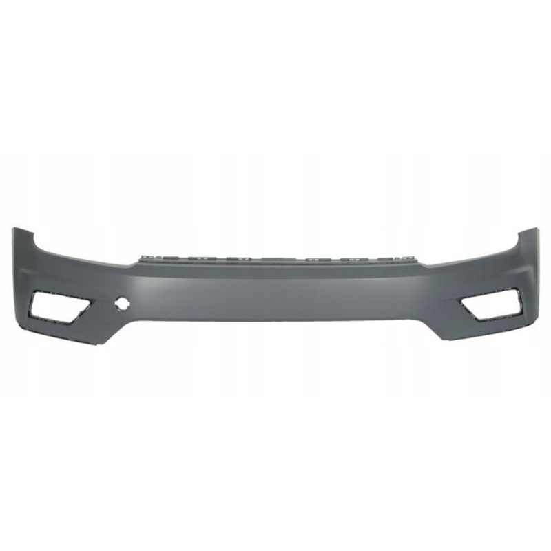 Volkswagen Tiguan Estate 2016-2020 Front Bumper Upper Section No Sensor Holes No Wash Jet Holes With Templates To Drill Holes (Not R-Line Models) Primed
