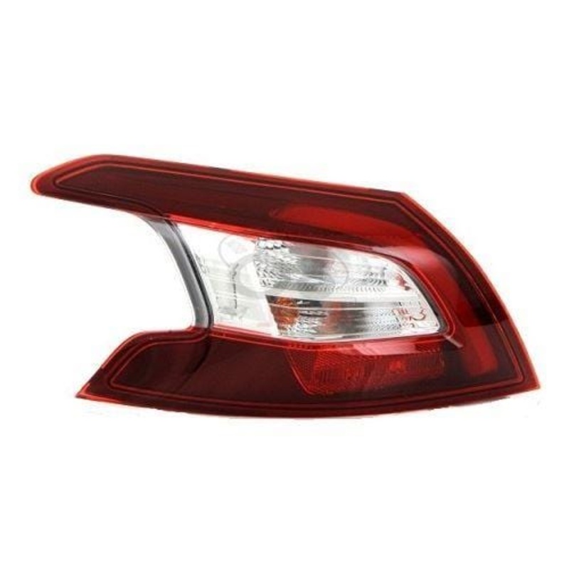 Peugeot 308 5 Door Hatchback 2014-2017 Rear Lamp Outer Section LED Type Passenger Side L