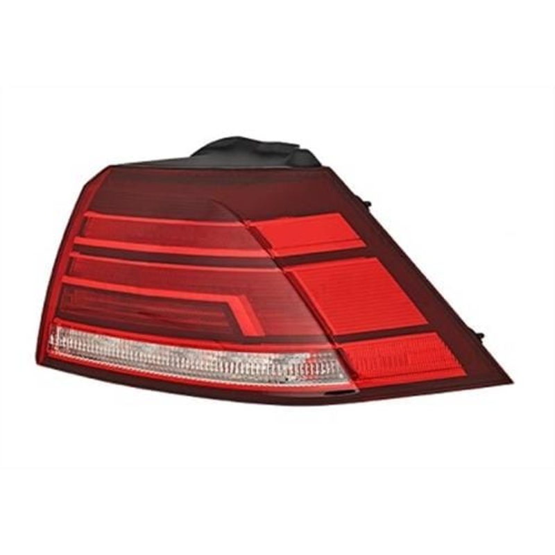 Volkswagen Golf 3 Door Hatchback 2017-2020 Rear Lamp Outer Section LED Type Driver Side R