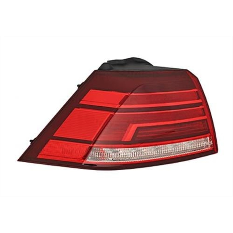 Volkswagen Golf 3 Door Hatchback 2017-2020 Rear Lamp Outer Section LED Type Passenger Side L