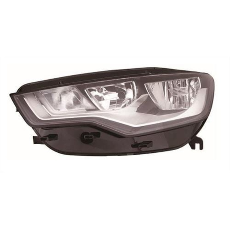 Audi A6 Saloon 2011-2014 Headlamp Halogen Type Chrome Passenger Side L