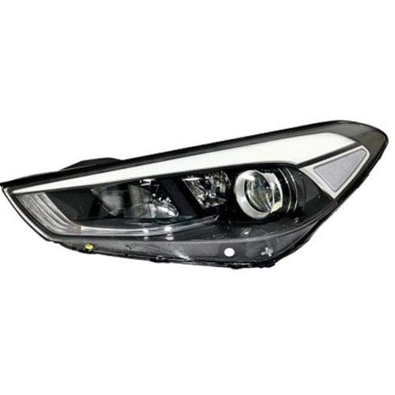 Hyundai Tucson Estate 2015-2018 Headlamp Halogen Type With LED Daytime Running Lamp Passenger Side L