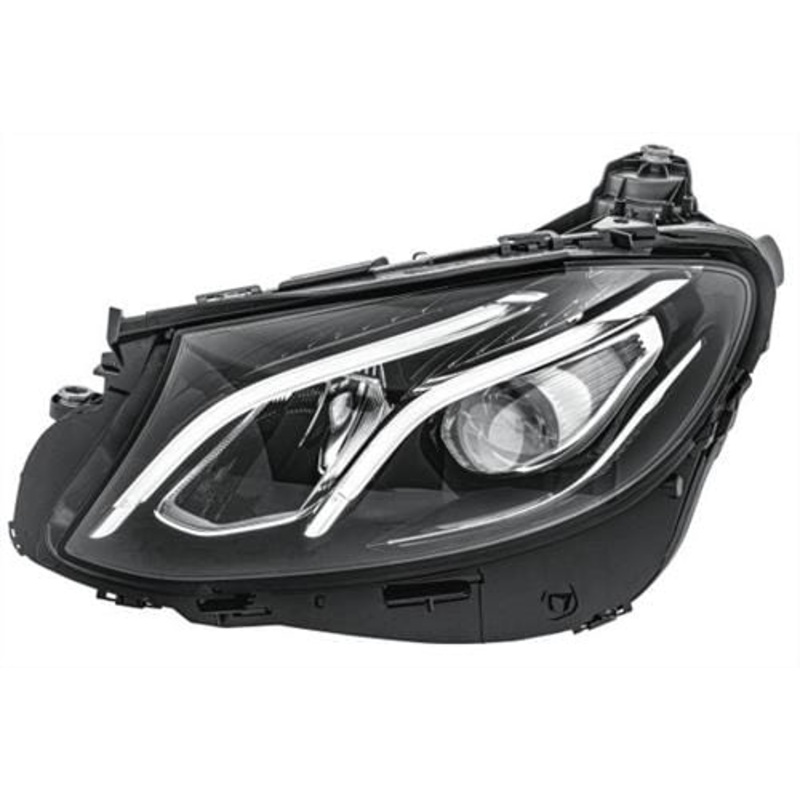 Mercedes E-Class Saloon 2016-2020 Headlamp LED Type With LED Daytime Running Lamp Passenger Side L