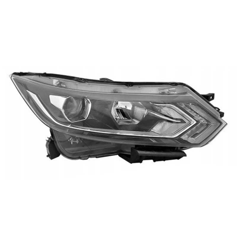 Nissan Qashqai Hatchback 2017-2021 Headlamp Halogen With LED Daytime Running Lamp Driver Side R