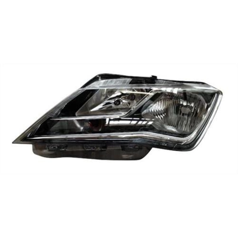 Seat Toledo Hatchback 2013-2018 Headlamp With Halogen Daytime Running Lamp Passenger Side L