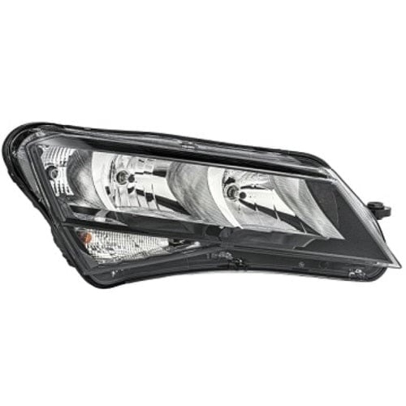 Skoda Superb Hatchback 2015-2019 Headlamp Halogen Type With Halogen Daytime Running Lamp Driver Side R