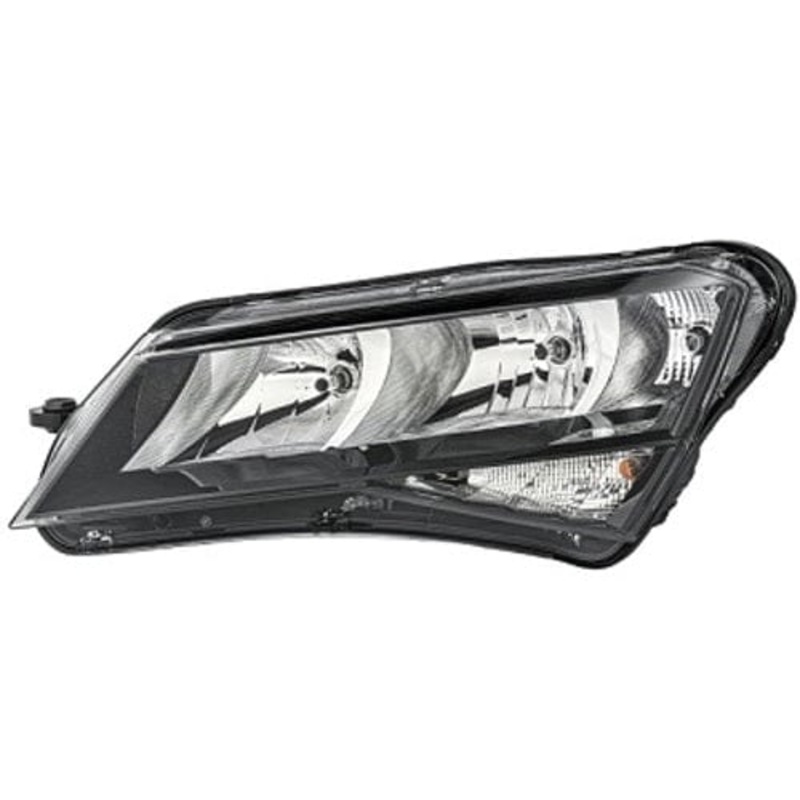 Skoda Superb Hatchback 2015-2019 Headlamp Halogen Type With Halogen Daytime Running Lamp Passenger Side L