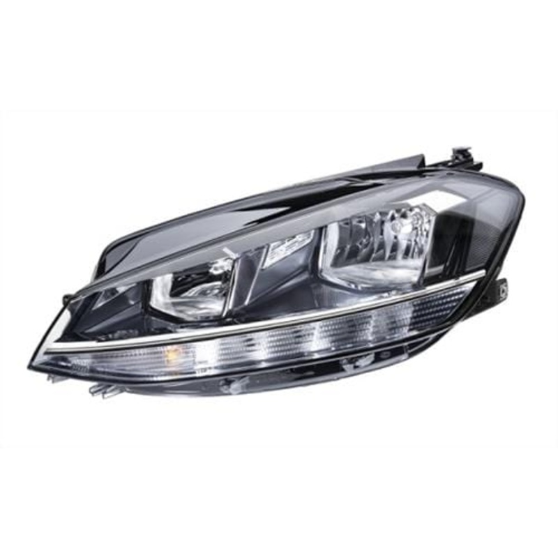 Volkswagen Golf 5 Door Hatchback 2017-2020 Headlamp Halogen Type With LED Daytime Running Lamp All Models Except GTI Or GTD Or GTE Or Type R Passenger Side L