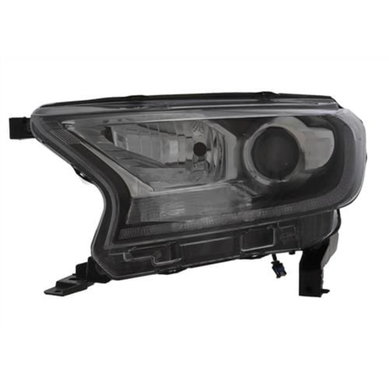 Ford Ranger Pickup 2019-2023 Headlamp Xenon With LED Daytime Running Lamp Chrome Passenger Side L
