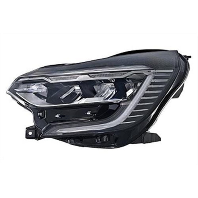 Renault Captur Hatchback 2020-2024 Headlamp LED Type With LED Daytime Running Lamps Without Renault Lettering Black Passenger Side L