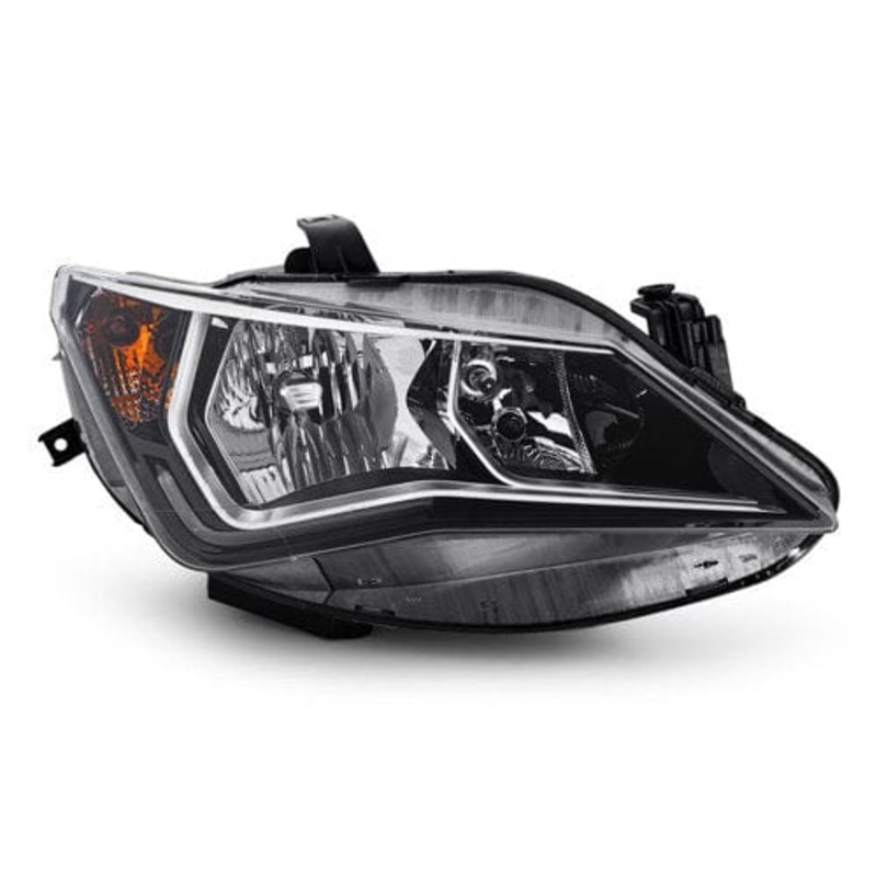 Seat Ibiza Estate 2015-2017 Headlamp Halogen Type With Twin Reflector Driver Side R