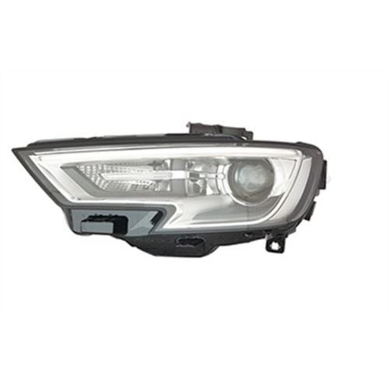 Audi A3 3 Door Hatchback 2016-2018 Headlamp Xenon Type With LED Daytime Running Lamps Passenger Side L