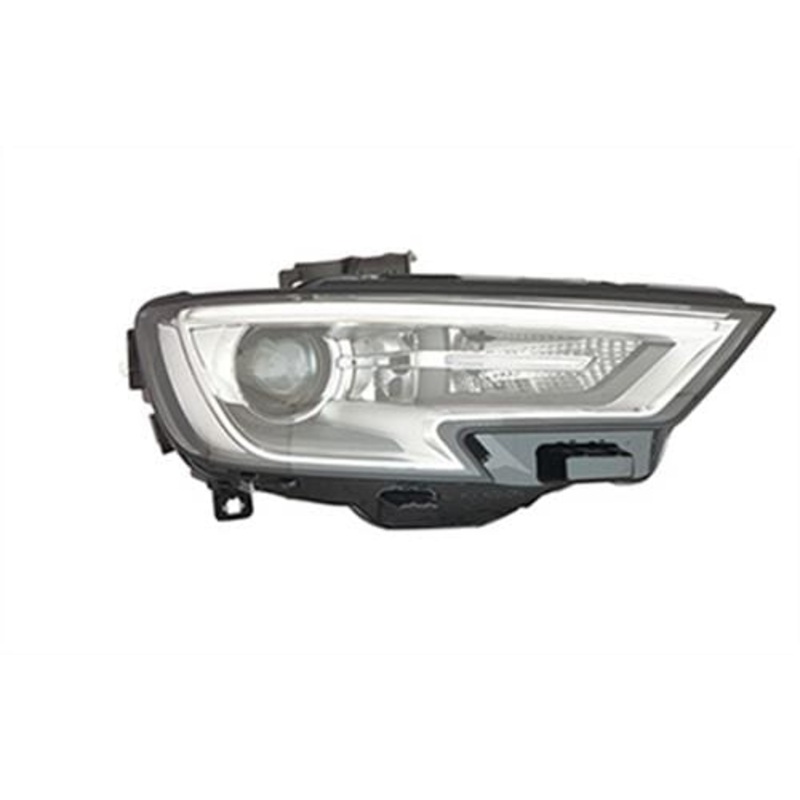 Audi A3 5 Door Hatchback 2016-2020 Headlamp Xenon Type With LED Daytime Running Lamps Driver Side R