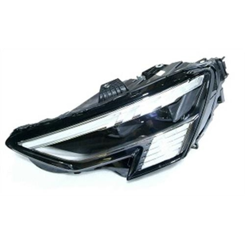 Audi A3 5 Door Hatchback 2020-2024 Headlamp LED Matrix Type Black & Grey Passenger Side L
