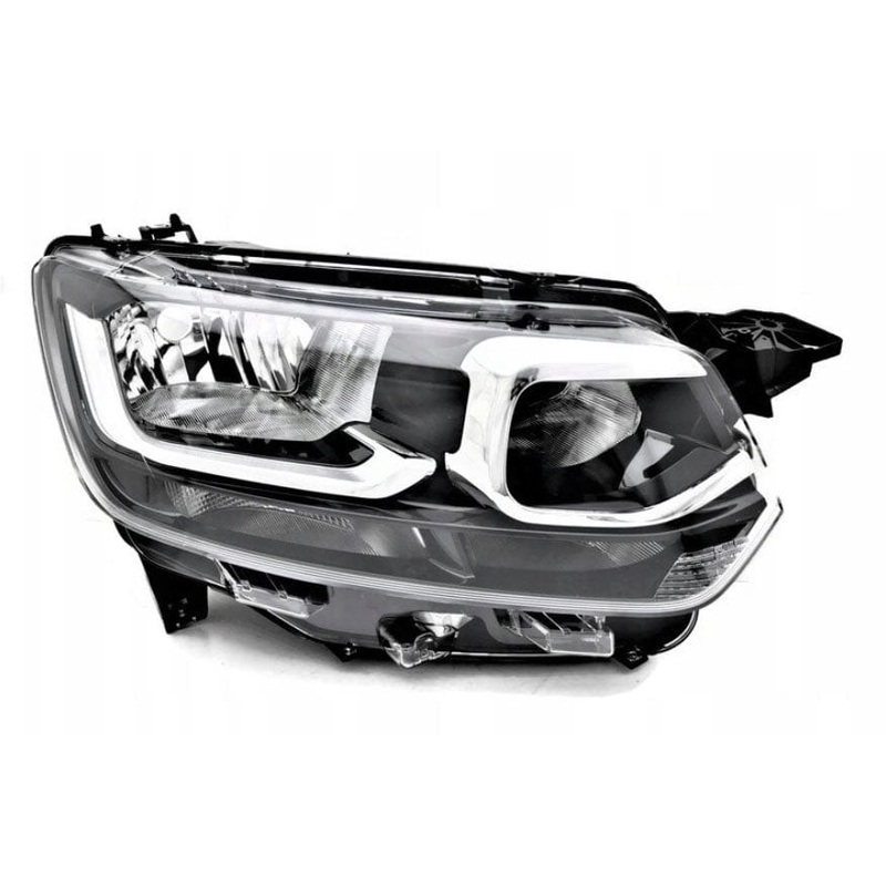 Citroen Berlingo Van 2018-2024 Headlamp Halogen Type With Halogen Daytime Running Lamp Driver Side R