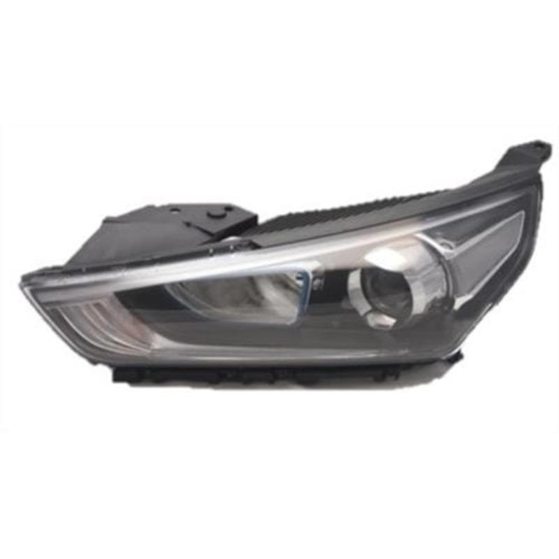 Hyundai Ioniq Hatchback 2016-2019 Headlamp Halogen Type Black Inner Passenger Side L