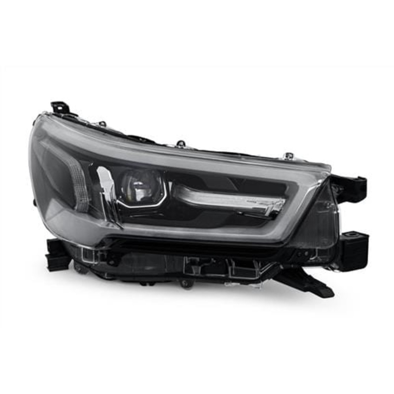Toyota Hilux Pickup 2020-2024 Headlamp LED Type With LED Daytime Running Lamp With Chrome Edging Black Inner Driver Side R