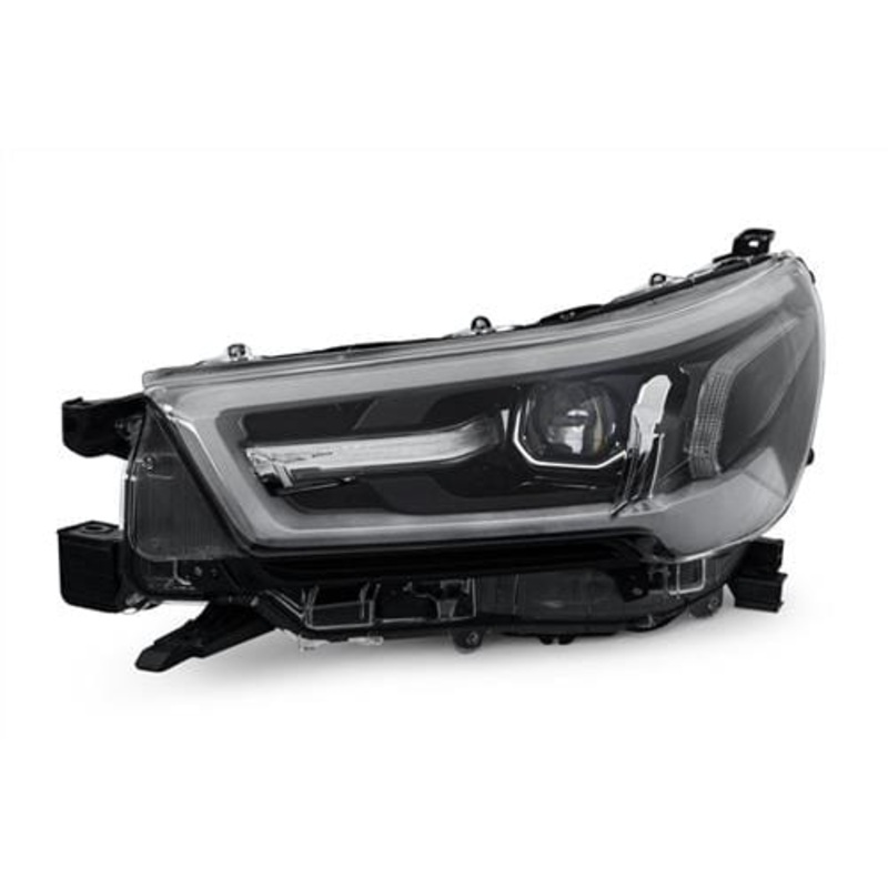 Toyota Hilux Pickup 2020-2024 Headlamp LED Type With LED Daytime Running Lamp With Chrome Edging Black Inner Passenger Side L