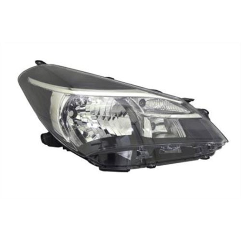 Toyota Yaris 3 Door Hatchback 2014-2017 Headlamp No Projector Lamp Type With Halogen Daytime Running Lamp Driver Side R