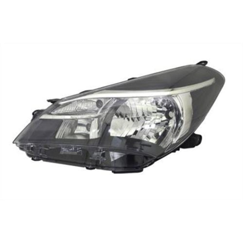 Toyota Yaris 3 Door Hatchback 2014-2017 Headlamp No Projector Lamp Type With Halogen Daytime Running Lamp Passenger Side L