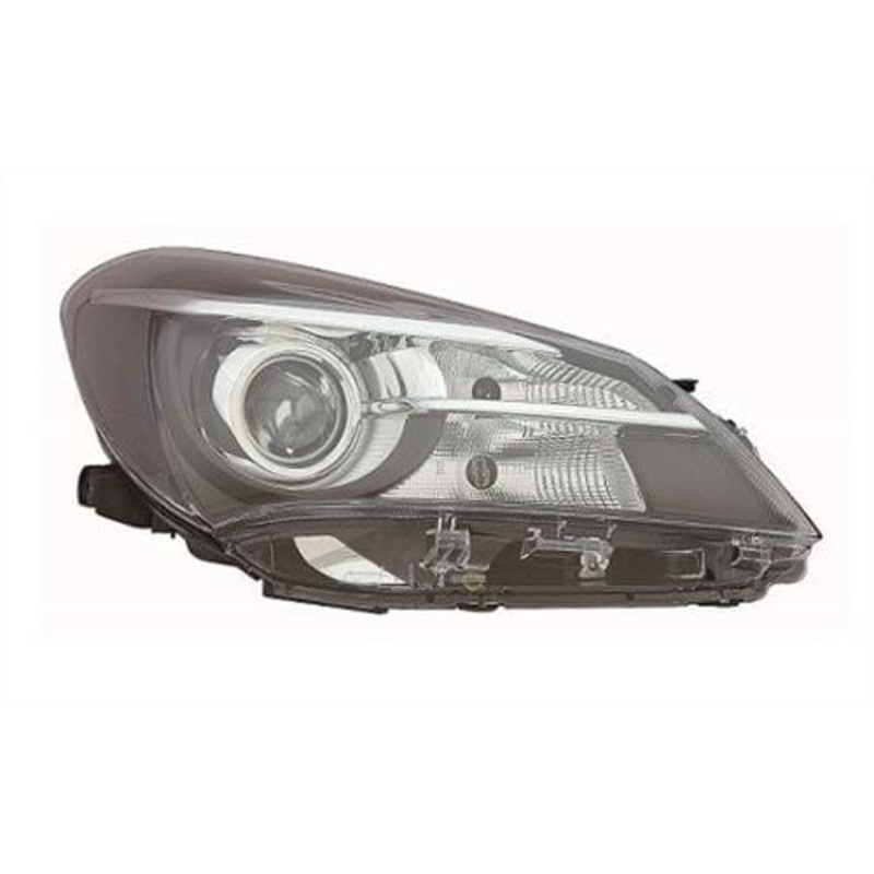 Toyota Yaris 3 Door Hatchback 2014-2017 Headlamp With Projector Lamp With Halogen Daytime Running Lamp Driver Side R