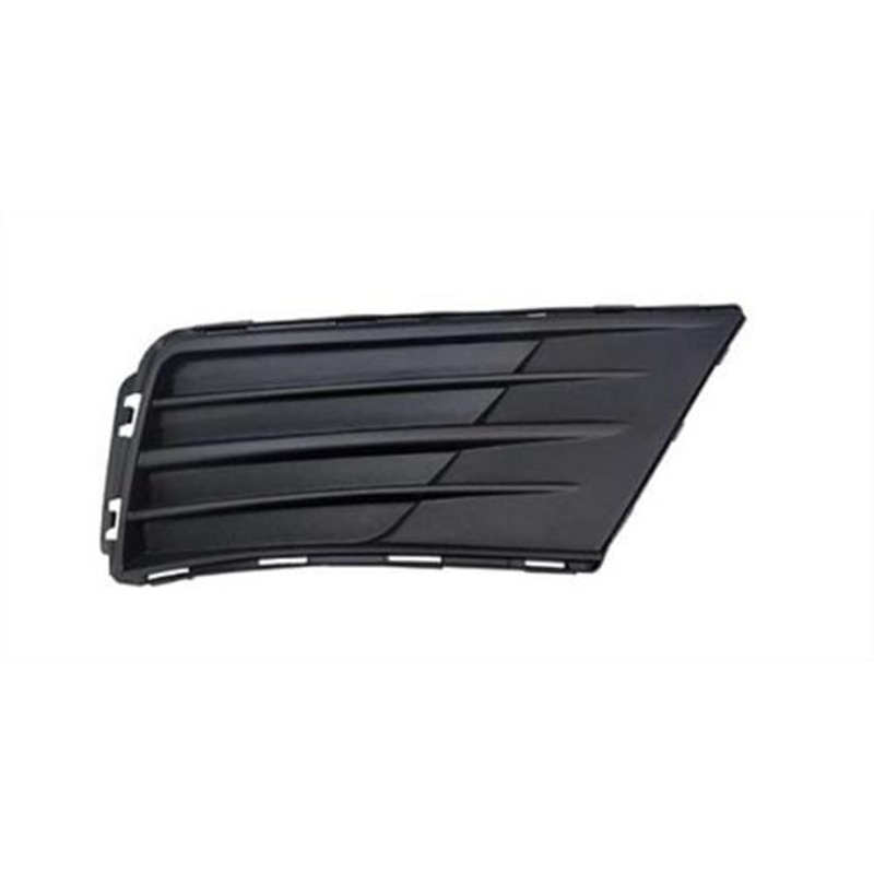 Volkswagen Caddy Van 2015-2021 Front Bumper Grille No Lamp Hole Outer Section Textured Driver Side R