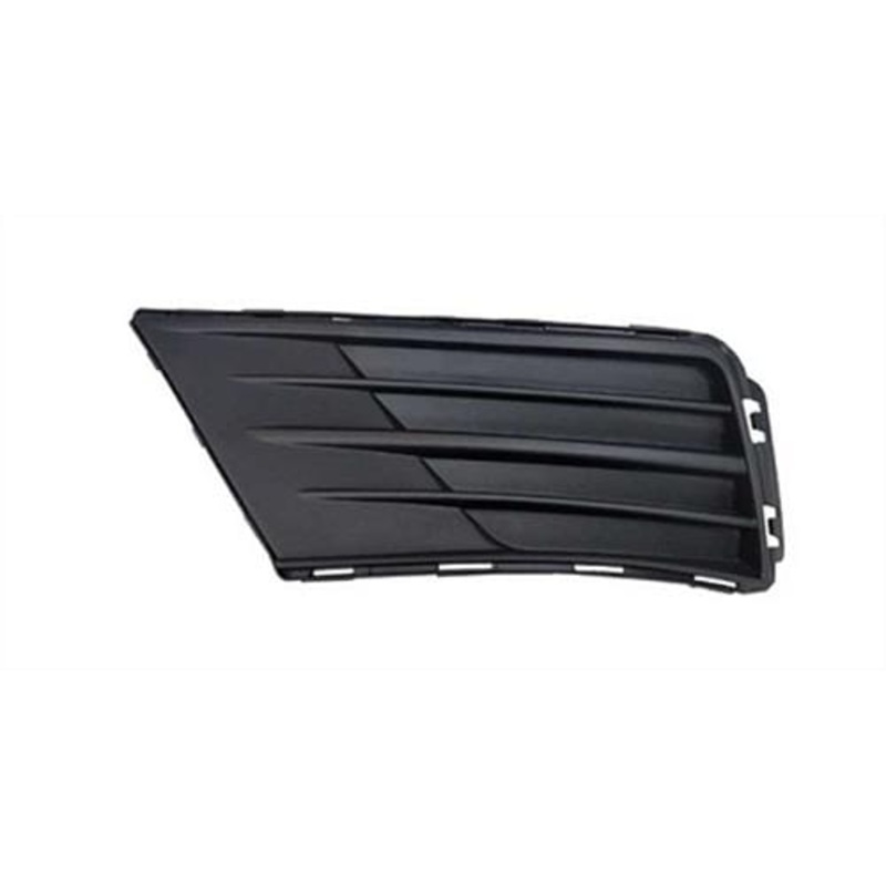 Volkswagen Caddy Van 2015-2021 Front Bumper Grille No Lamp Hole Outer Section Textured Passenger Side L