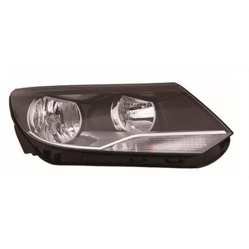 Volkswagen Tiguan Estate 2011-2016 Headlamp Halogen Type With Halogen Daytime Running Lamp Driver Side R