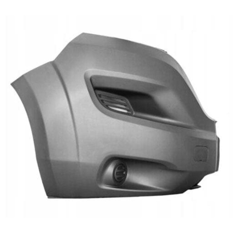 Vauxhall Movano Van 2022-2024 Front Bumper Corner No Lamp Holes (No Wheel Arch Extension) Primed Driver Side R