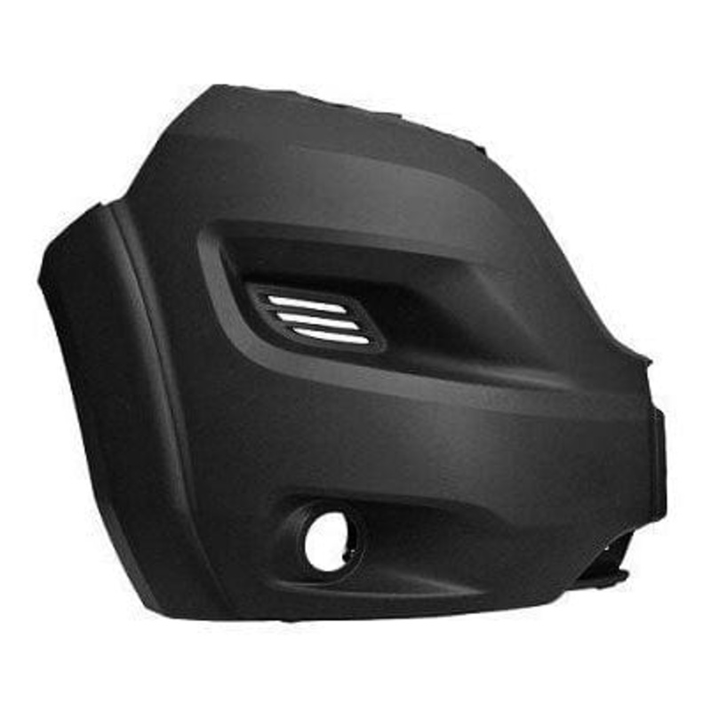 Vauxhall Movano Van 2022-2024 Front Bumper Corner With Lamp Holes (With Wheel Arch Extension) Black – Driver Side R