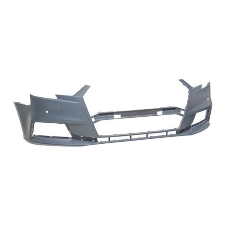 Audi A3 3 Door Hatchback 2016-2018 Front Bumper With Wash Jet Holes With Sensor Holes (SE & Sport Models) Primed
