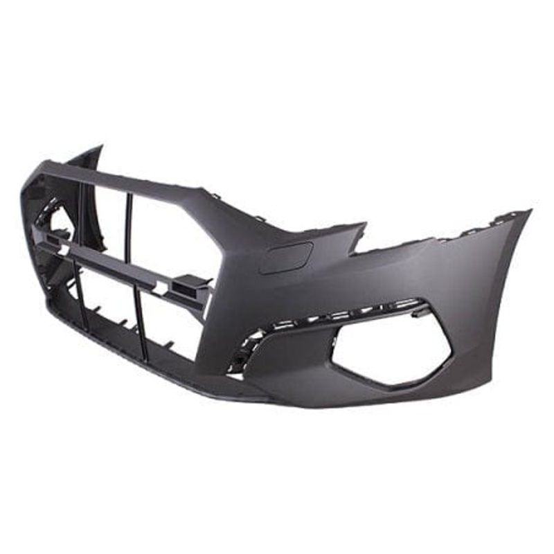 Audi A3 Saloon 2020- Front Bumper No Sensor Holes With Sensor Template Primed