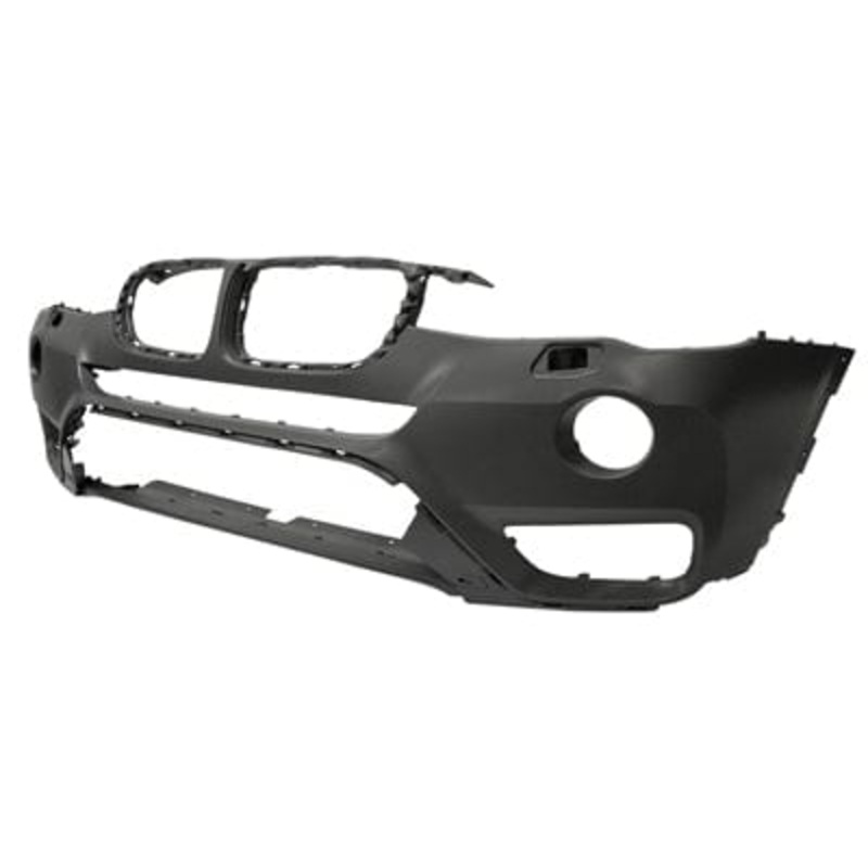 BMW X3 Estate 2014-2017 Front Bumper With Wash Jet Holes No Sensor Holes With Sensor Template (For Models With LED Headlamps) Primed